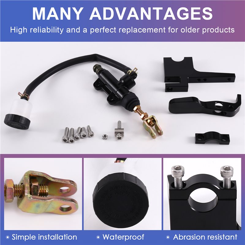 WF-Motorcycle Rear Master Pump - огляд і ціна Motorcycle Thumb Brake System Kit
